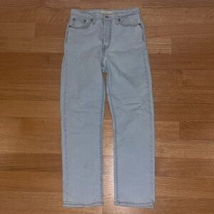 Women’s Levi Wedgie Straight Light Wash Jeans